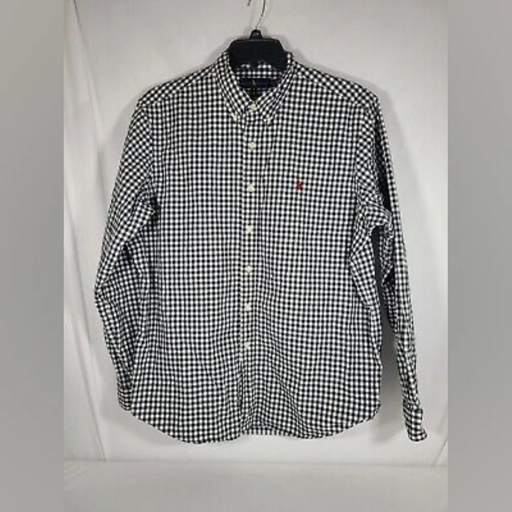 Polo Ralph Lauren | Shirts | Polo Ralph Lauren Black Checked Button Up Shirt  Men Xltg Rn4381 Ca56658 | Poshmark